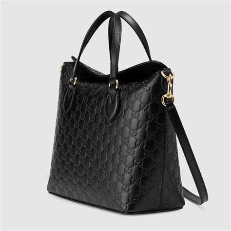 gucci signature mini bag black|Gucci satchel bag women's.